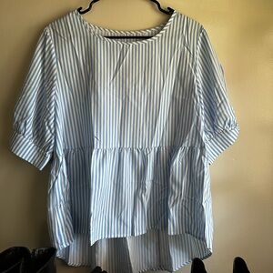 Blue Striped Women's blouse
